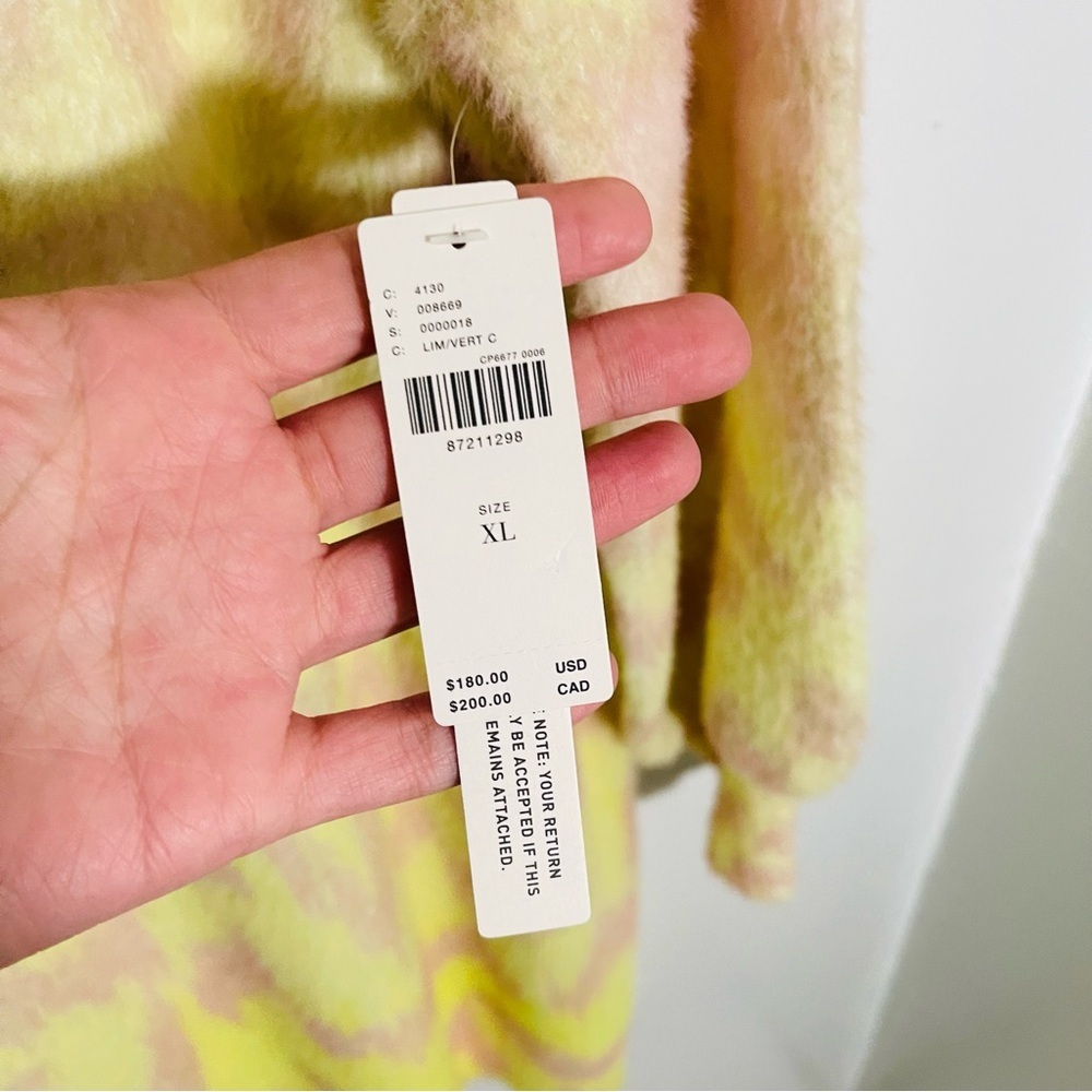 NWT Anthropologie Long-Sleeve V-Neck Sweater Mini Dress - Picture 4 of 10